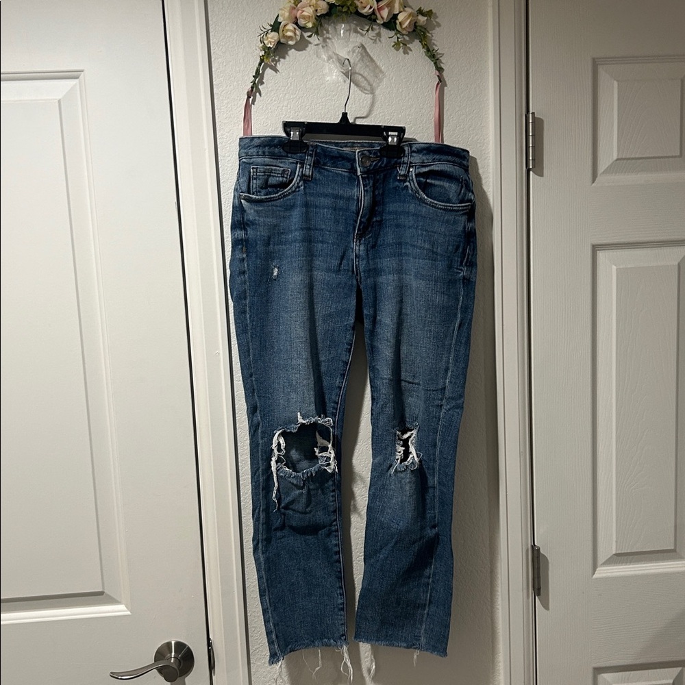 Kut from the Kloth - Reese Ankle Straight Leg Crop Denim Jean - Picture 5 of 8